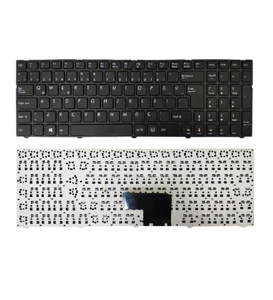 Nirvana C15B Klavye Tuş Takımı Siyah TR