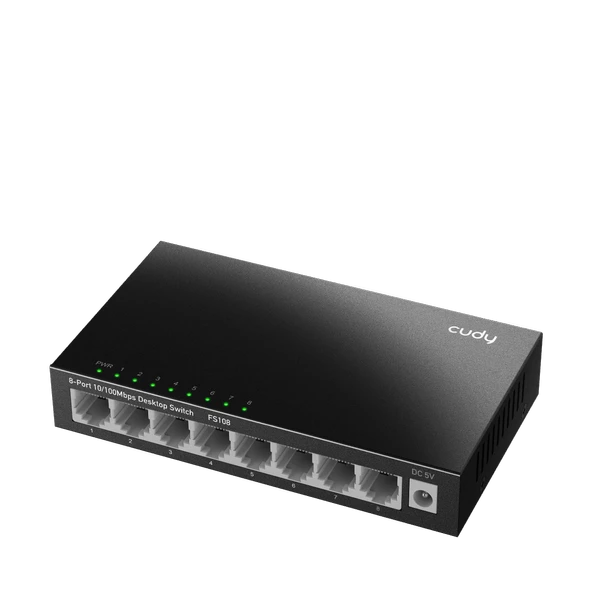 Cudy Switch 8 Port Fs108D 10/100Mbps Fast Ethernet Desktop