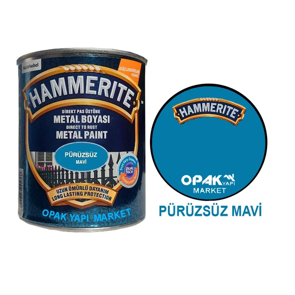 Marshall Hammerite Düz Mavi 0,75lt (1 Kg)