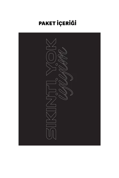 Sıkıntı Yok İyiyim Araç Sticker 21x29 cm, Oto Sticker, Araba Sticker - 3
