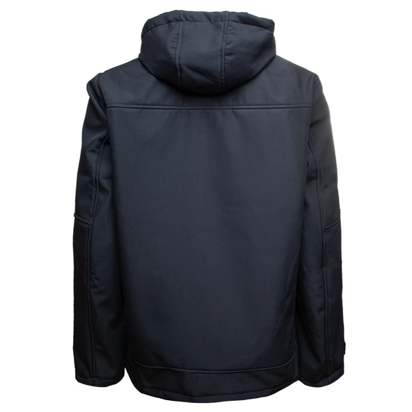 Softshell Kapşonlu Parçalı Mont - 5