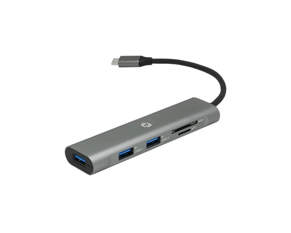 FRISBY  FA-7710TC TYPE-C 3 PORT USB 3.0 HUB+SD/TF CARD READER