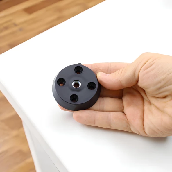 8 Adet Düz Siyah Zigon Sehpa Ayağı Tabanı Mobilya Masa Açılı Orta Sehpa Ayak Bağlantı Aparatı - 4