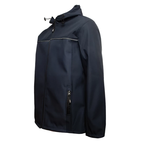 Softshell Kapşonlu Mont - 8