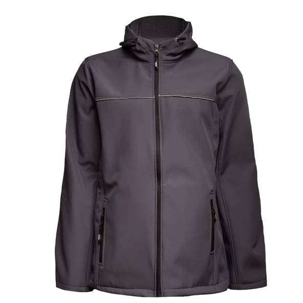 Softshell Kapşonlu Mont - 3