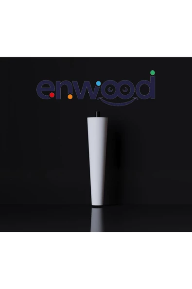 Enwood Tv Ünitesi Ahşap Ayak 19 Cm Beyaz (5'Lİ) - 2