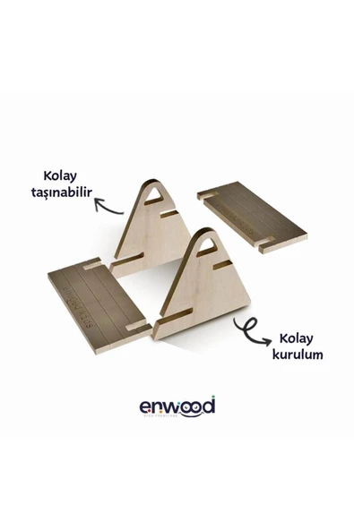 Enwood Armstrong Safir Meşe Mdf Çocuk Basamak - 2