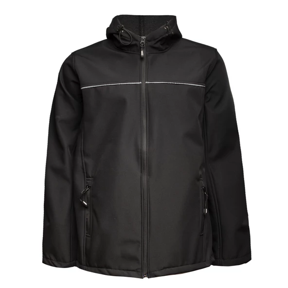 Softshell Kapşonlu Mont - 11