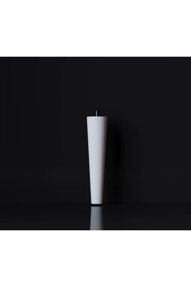 Enwood Tv Ünitesi Ahşap Ayak 19 Cm Beyaz (5'Lİ) - 3