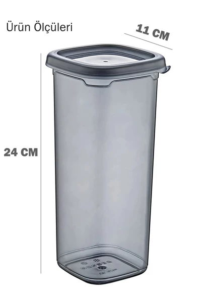 GRİMOR Life 24'lü Mega Sızdırmaz Etiketli Erzak Bakliyat Saklama Kabı-derin Dondurucu Ve Mikrodalga - 3