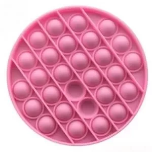 Yuvarlak Tek Renk Pop Push İt Anti Stres Baloncukları Bubble Fidget - 2