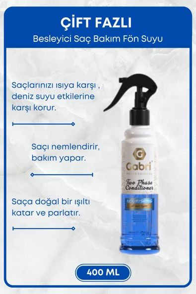 GRİMOR Life Çift Fazlı Saç Bakım Fön Suyu 400 ml - Saç Dökülmesi Önleyici, Besleyici, Koruyucu Etki - 2