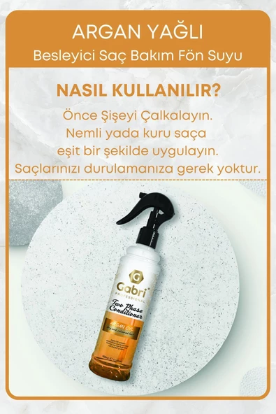 GRİMOR Life Argan Yağlı Besleyici Onarıcı Saç Bakım Spreyi 400 ml - 3