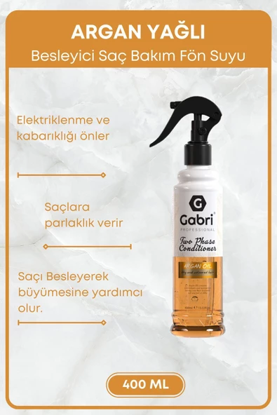 GRİMOR Life Argan Yağlı Besleyici Onarıcı Saç Bakım Spreyi Fön Suyu 400 ml - 2