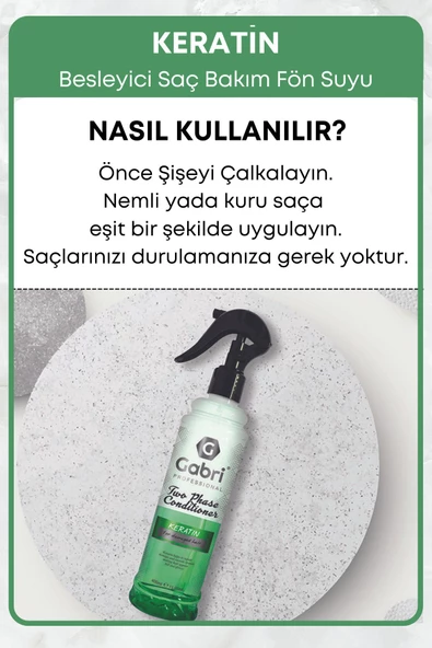 GRİMOR Life Besleyici, Onarıcı Keratin Fön Sütü Kolay Tarama Etkili Isıya Karşı Koruyucu 400 ml - 4