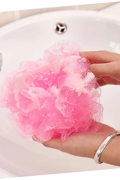 GRİMOR Life 3 Adet Renkli Banyo Lifi Seti Banyo Kesesi - 4