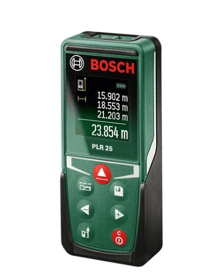 BOSCH PLR 25 - CARTON WEU LAZERLİ UZAKLIK ÖLÇER (LAZER METRE )