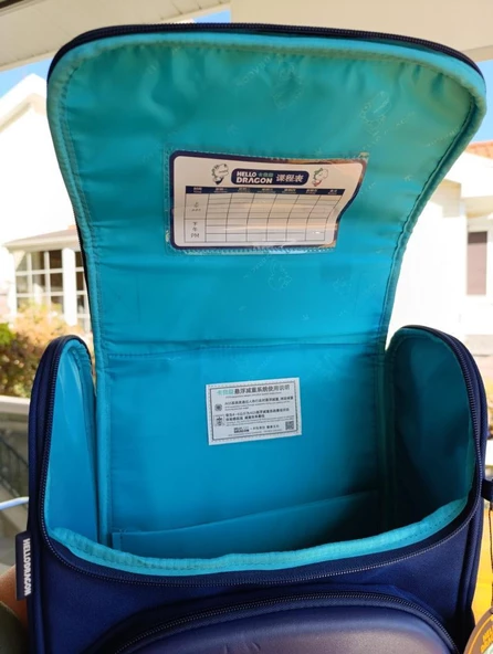 Hello Dragon Okul Çantası Omurga Koruyucu Lacivert - 2