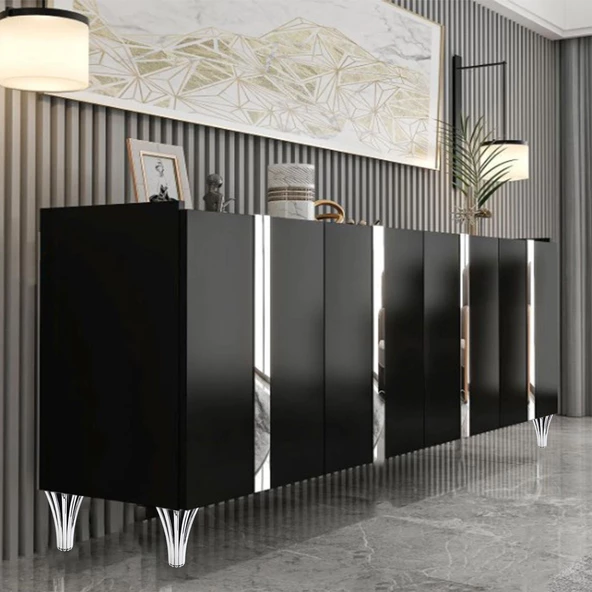 Mobilya Kanepe Koltuk Konsol Tv Ünitesi Baza Ayağı Orta Sehpası Ayak Ayakları 12 cm Krom - Resim 8