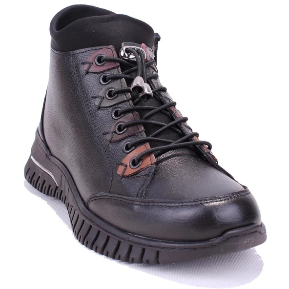 Dagoster DZA07-122042651 Siyah Günlük Düz Taban Deri Kadın Bot ürün görseli