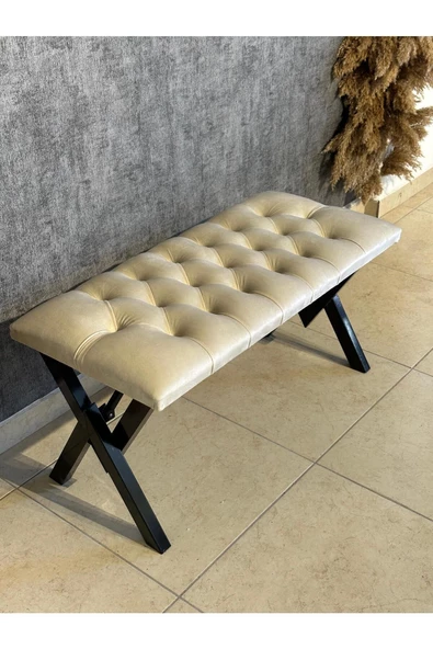 Bench puf Ayaklı 42x90 puf ölçüleri - 5