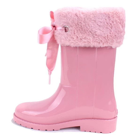 Igor W10239 Campera Charol Soft Pembe Ortopedik Kız Çocuk Yağmur Çizme - Resim 3