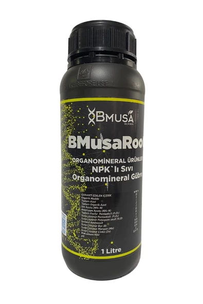 Bmusa Root Npk’lı Sıvı Organominarel Gübre 1 Lt