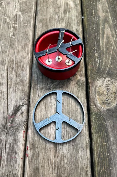 Beş Kanallı İp Fitil Tutucu 3 Adet ürün görseli