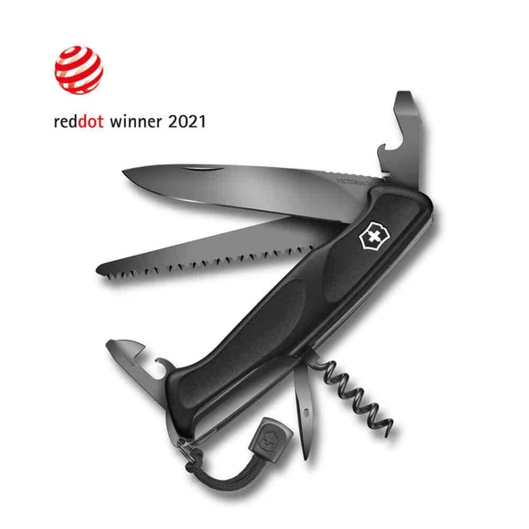 Victorinox 0.9563.C31P Ranger Grip 55 Onyx Siyah Çakı ürün görseli