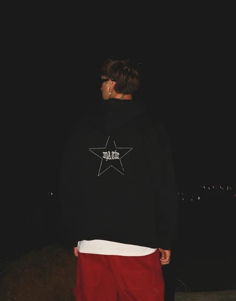 Premium Starry Erkek Hoodie Sweatshirt - 2