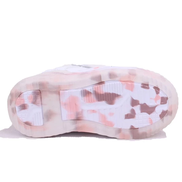 Vicco Monaco 346F24K304 Beyaz Pudra Ortopedik  Günlük Kız Çocuk Spor Ayakkabı - Resim 4