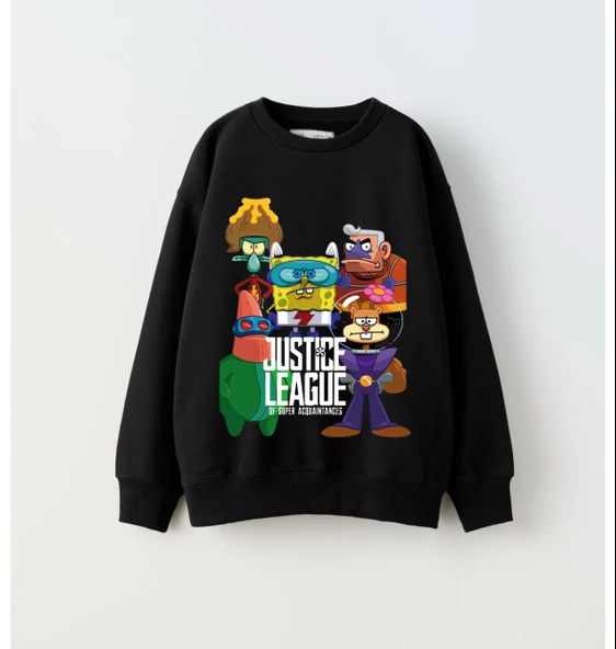 Ters Yüz Çocuk Sweatshirt  ST07966
