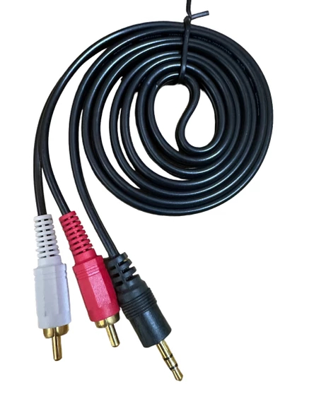 1.5 metre aux ses kablosu anfi telefon tv pc hoparlör için - 2
