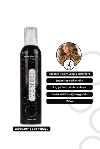 Extra Strong Saç Köpüğü 350 Ml-ekstra Güçlü Kalıcı Tutuş - 2