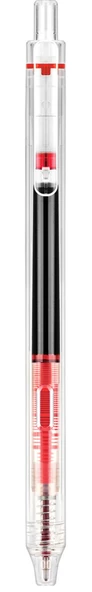 WRITECH W-927 BASMALI ROLLER 0,5MM KALEM (MAVİ-SİYAH-KIRMIZI) - 24'LÜ SET - 4