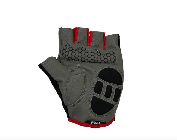 Asistan Cape GL 400 Kısa Parmak Bisiklet Eldiveni L Beden Kırmızı - Resim 2