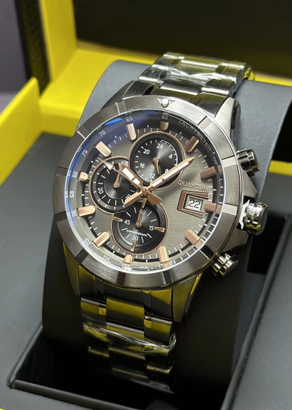 Quantum Çelik Kordon Fonksiyonlu Erkek Kol Saati ürün görseli 1