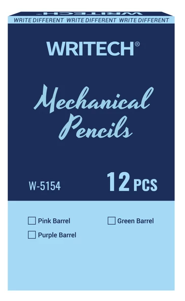 WRITECH W-5154 0,5MM MAVİ GÖVDE VERSATİL KALEM - 12'Lİ KUTU - 3