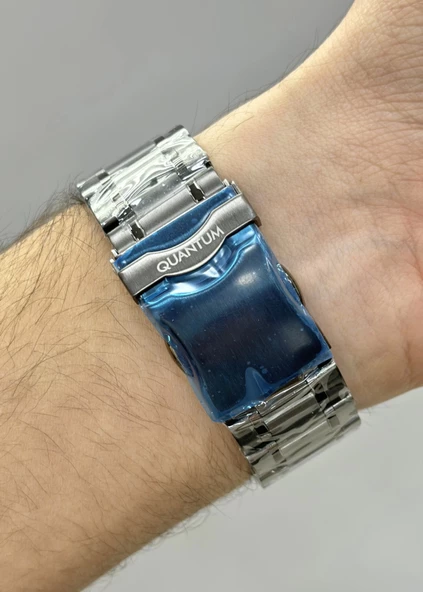 Quantum Çelik Kordon Fonksiyonlu Erkek Kol Saati - Resim 5