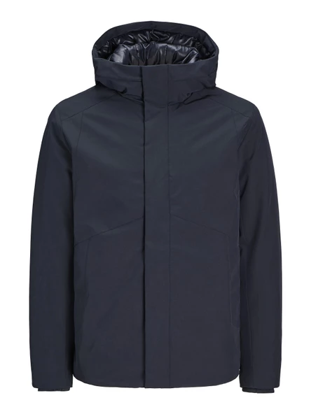 JACK JONES Erkek Su Geçirmez Kapüşonlu Mont 12258405 - Resim 7
