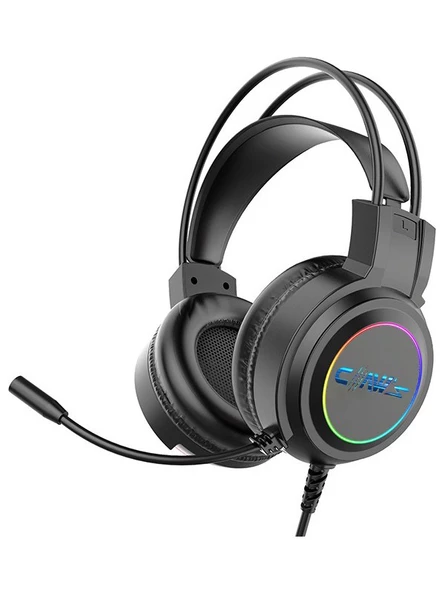 Claw's Sonic V1 Rgb Spectrum 7.1 Surround Ses - Ai ile Gürültü Engelleyen Mikrofon - USB Kablolu Gaming Oyuncu Kulaklığı - Siyah