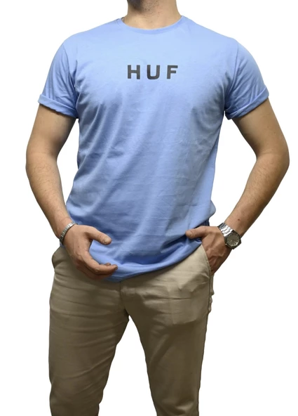 Baskılı HUF T-Shirt - 10