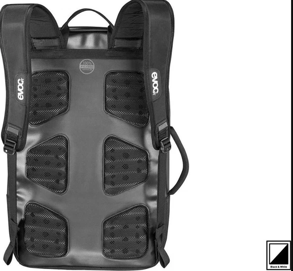 Evoc Commuter18 Litre Bisiklet Çantası 101793 Sırt Ofis Çantası Arka Işık Bağlantılı Çanta Mavi - 6