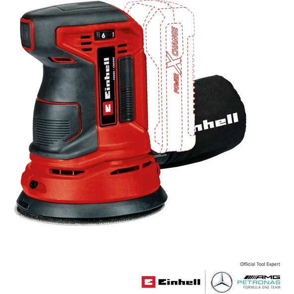 Einhell Te-Rs 18 Li-Solo, Akülü Eksantrik Zımpara