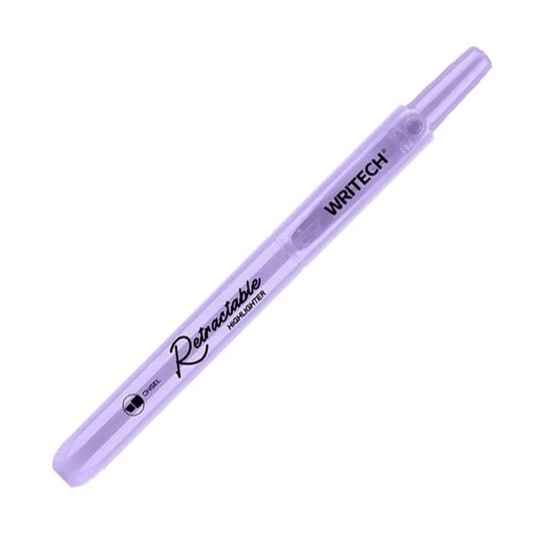 WRITECH W-805S BASMALI FOSFORLU KALEM PASTEL LİLA - 12'Lİ KUTU - 2