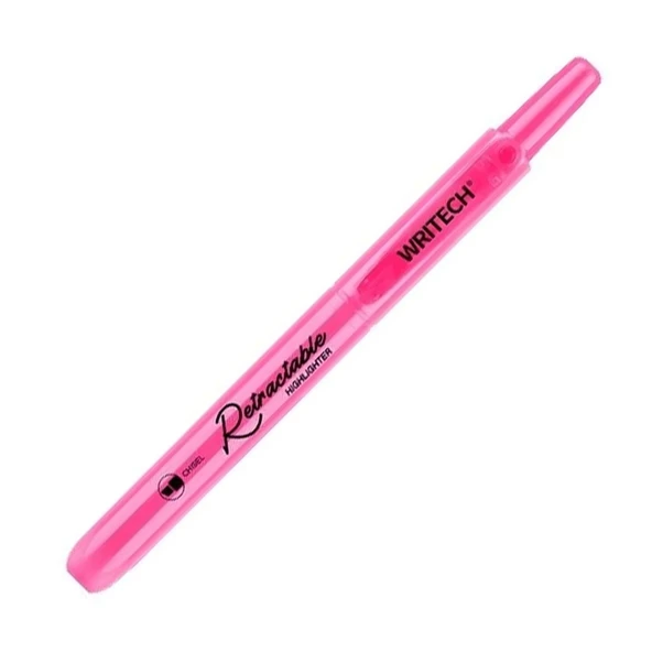WRITECH W-805S BASMALI FOSFORLU KALEM NEON PEMBE - 12'Lİ KUTU - 2