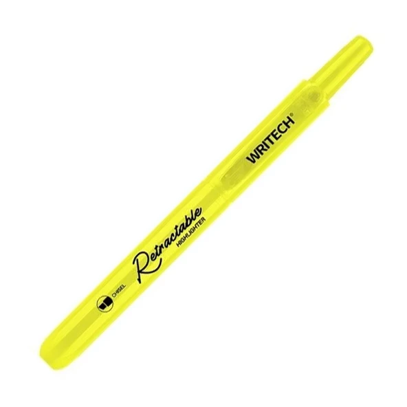 WRITECH W-805S BASMALI FOSFORLU KALEM NEON SARI - 12'Lİ KUTU - 2