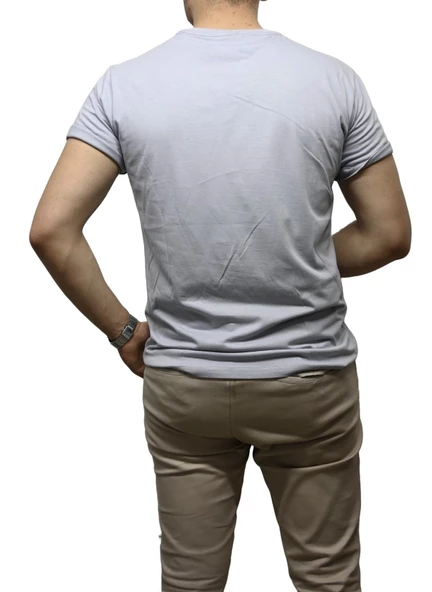 Baskılı HUF T-Shirt - 8