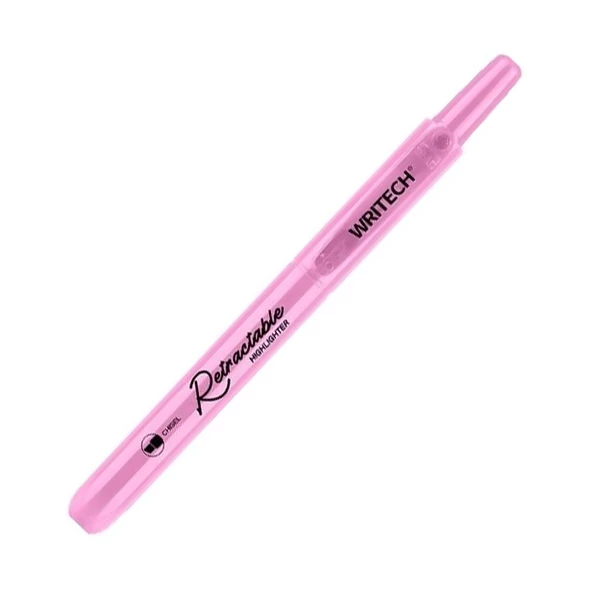 WRITECH W-805S BASMALI FOSFORLU KALEM PASTEL PEMBE - 12'Lİ KUTU - 2