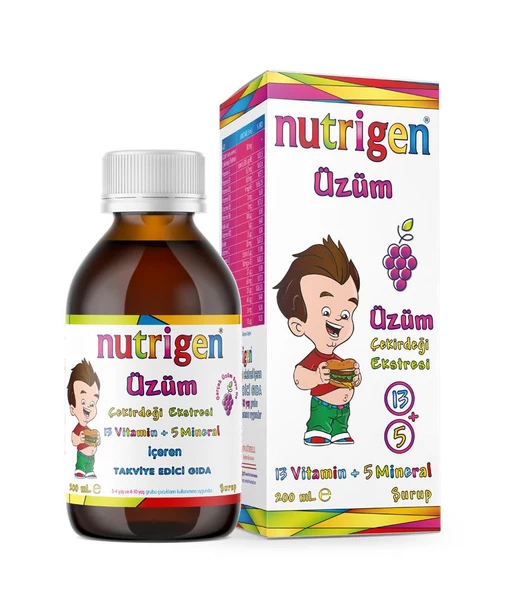 Nutrigen Üzüm Çekirdeği Ekstreli Vitamin Şurubu 200ml